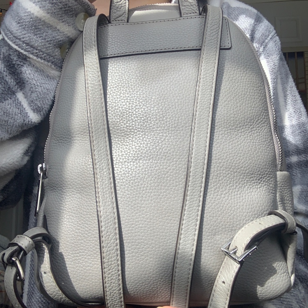 Gray Michael Kors Mini Back Pack - image 3